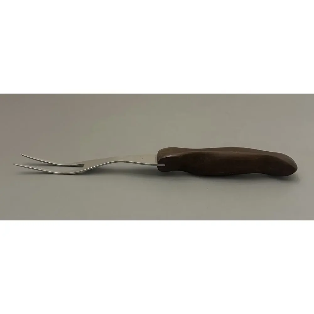 Cutco No. 26 Carving Serving Meat Fork With Brown Handle Made in USA VTG
